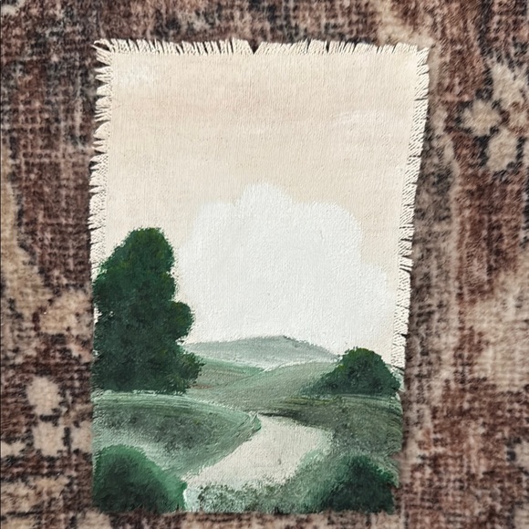 Hand-Painted Landscape Canvas Art - Picture 1 of 6